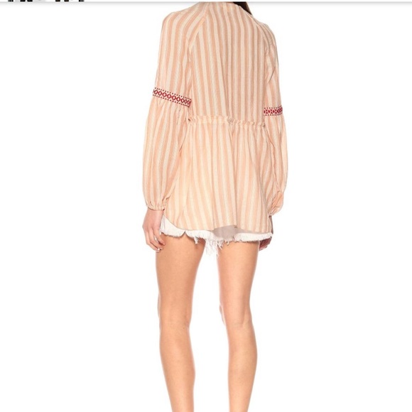 NWOT Lemlem Nefasi Striped Cotton Blend Blouse - Picture 3 of 14